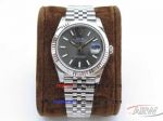 RE Factory Replica Watches - Stainless Steel Rolex Datejust Rhodium Dial Jubilee Band Watch 
